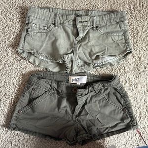 Green shorts